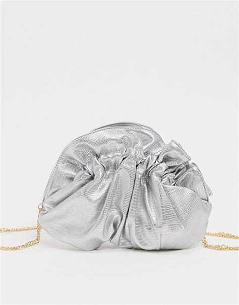 asos metallic box clutch|clutch bag clearance sale.